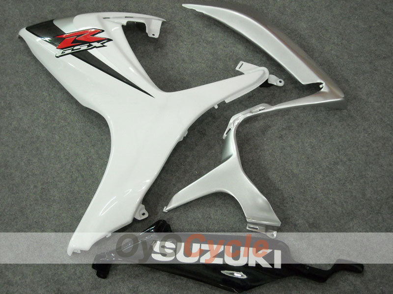 Injection Fairing kit for 06-07 GSX R750 - White, Silver - Factory Style #OYO87901315