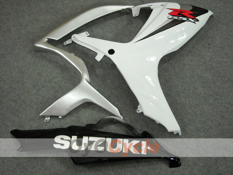 Injection Fairing kit for 06-07 GSX R600 - White, Silver - Factory Style #OYO87902877