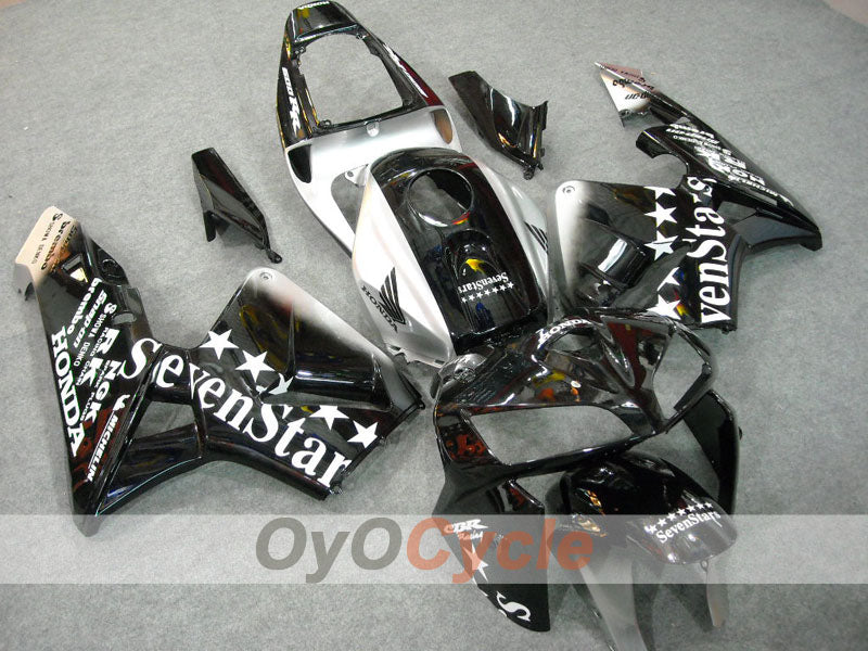 Injection Fairing kit for 05-06 CBR600RR - Black, Silver - SevenStars #OYO87900347