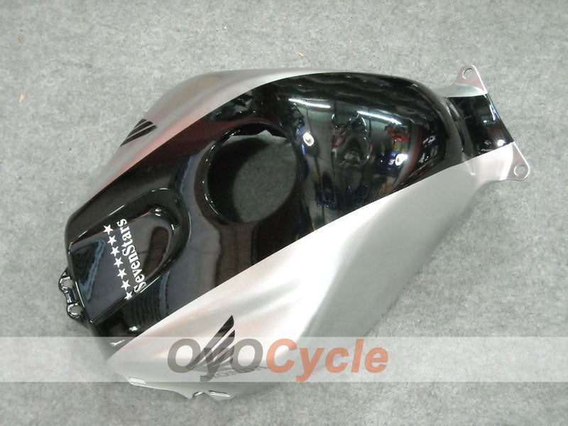 Injection Fairing kit for 05-06 CBR600RR - Black, Silver - SevenStars #OYO87900347
