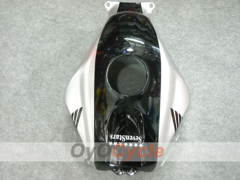 Injection Fairing kit for 05-06 CBR600RR - Black, Silver - SevenStars #OYO87900347