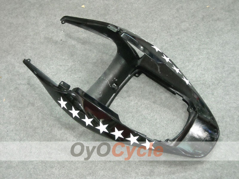 Injection Fairing kit for 05-06 CBR600RR - Black, Silver - SevenStars #OYO87900347