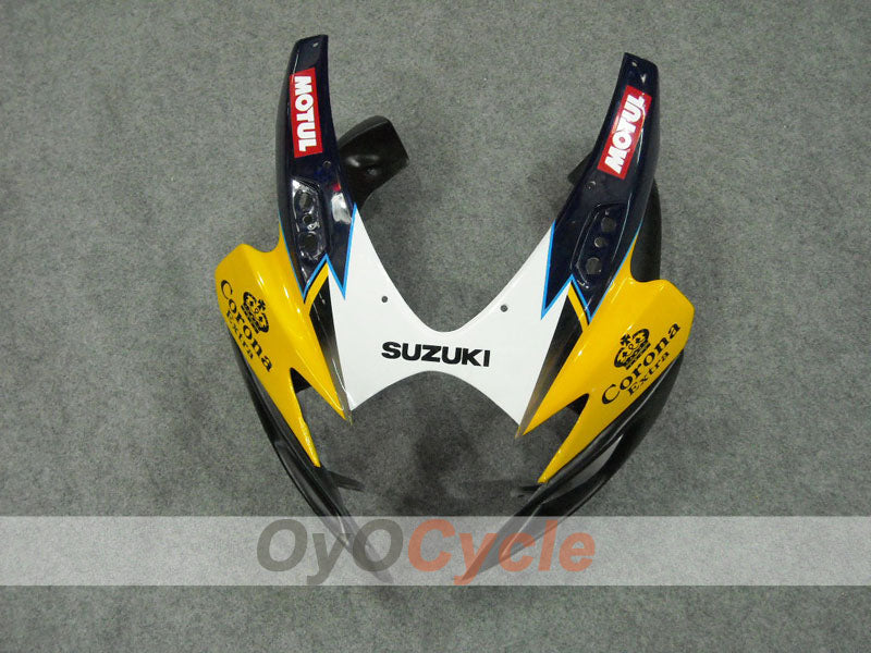 Injection Fairing kit for 06-07 GSX R750 - Yellow, Blue - Corona #OYO87901262