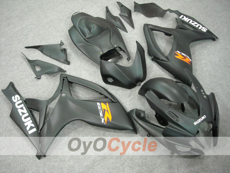 Injection Fairing kit for 06-07 GSX R600 - Black, Matte - Factory Style #OYO87901537 Main image