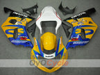 Injection Fairing kit for 00-03 GSX R750 - Yellow, Blue - Corona #OYO87901028