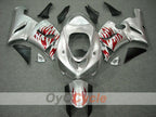Injection Fairing kit for 05-06 NINJA ZX-6R - Red, Silver - Flame #OYO87901864