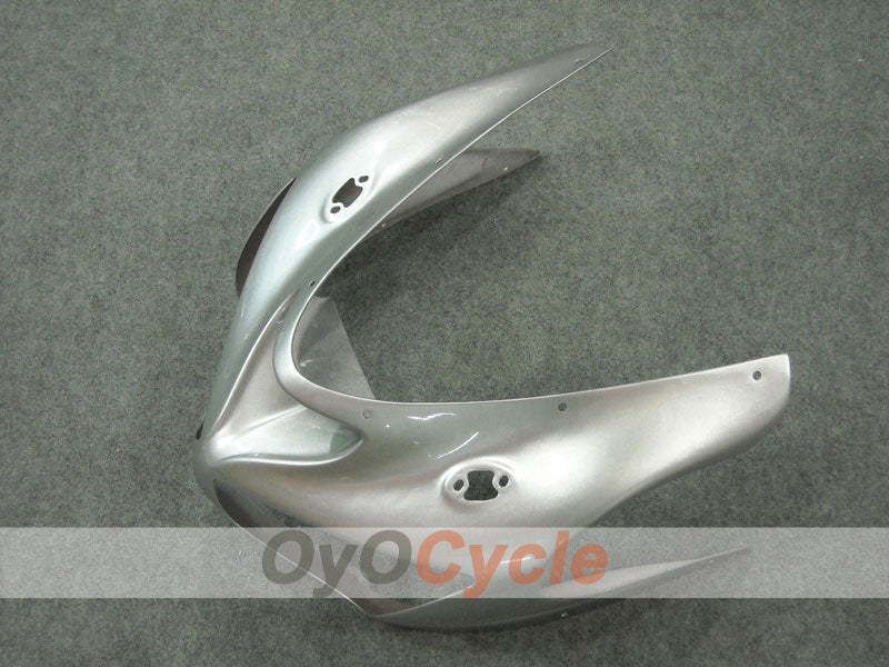 Injection Fairing kit for 05-06 NINJA ZX-6R - Red, Silver - Flame #OYO87901864