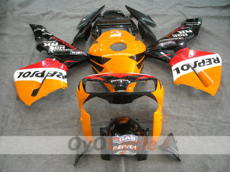 Injection Fairing kit for 03-04 CBR600RR - Yellow, Black - Repsol #OYO87902577 Secondary image