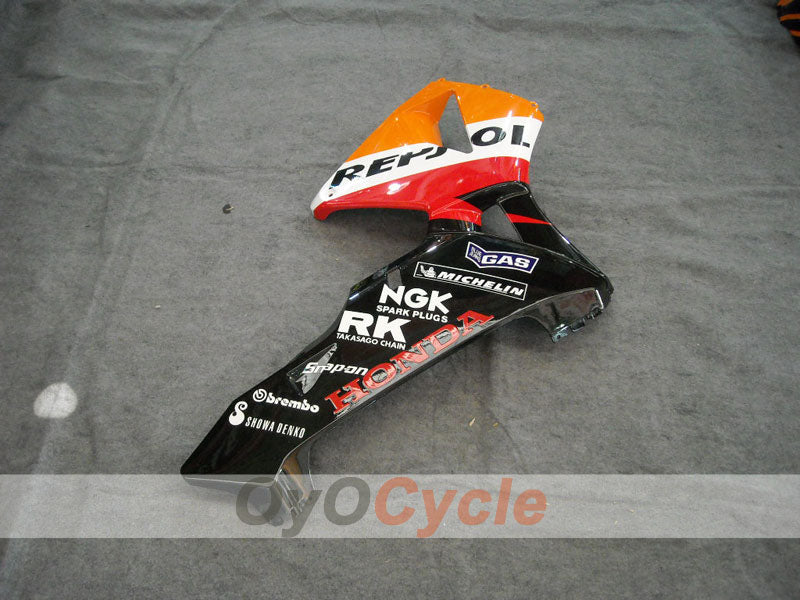 Injection Fairing kit for 03-04 CBR600RR - Yellow, Black - Repsol #OYO87902577