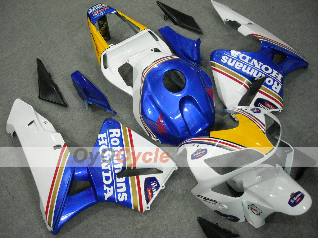 Injection Fairing kit for 03-04 CBR600RR - Blue, White - Rothmans #OYO87902553 Main image