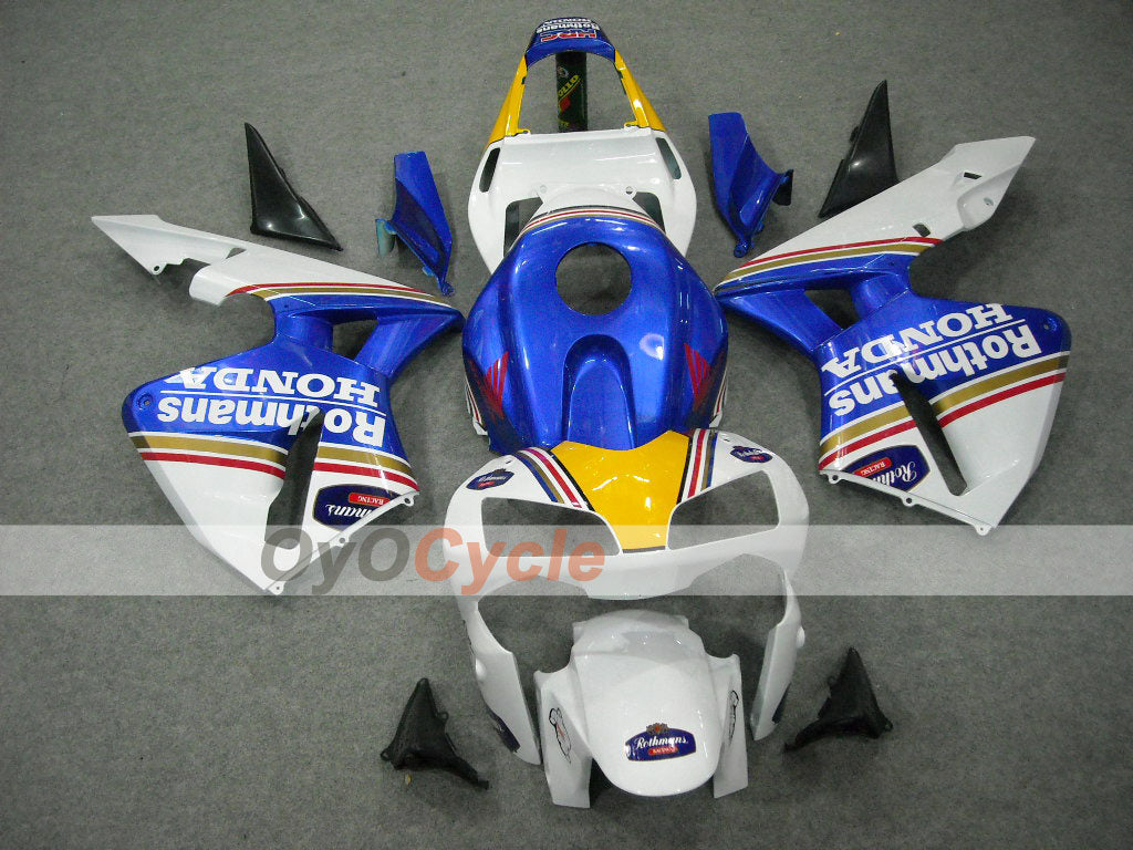 Injection Fairing kit for 03-04 CBR600RR - Blue, White - Rothmans #OYO87902553