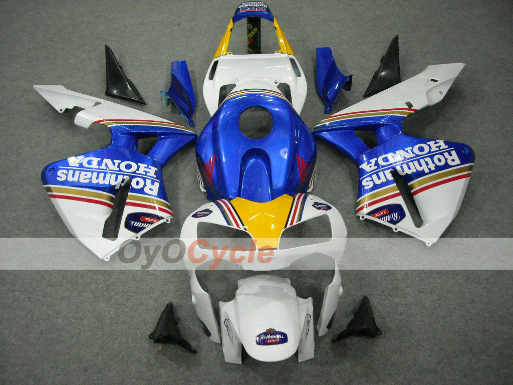 Injection Fairing kit for 03-04 CBR600RR - Blue, White - Rothmans #OYO87902553