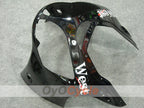 Injection Fairing kit for 00-01 NINJA ZX-12R - White, Black - West #OYO87903078