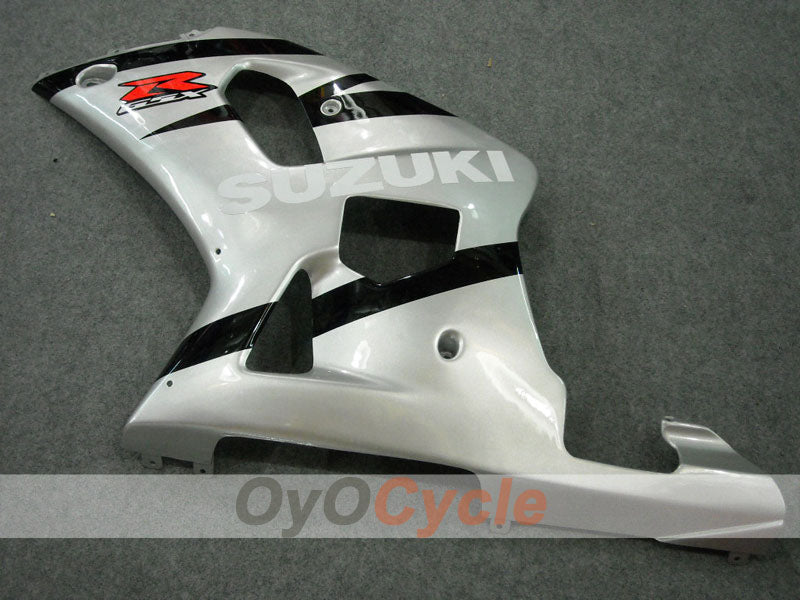 Injection Fairing kit for 01-03 GSX R600 - Black, Silver - Factory Style #OYO87901081