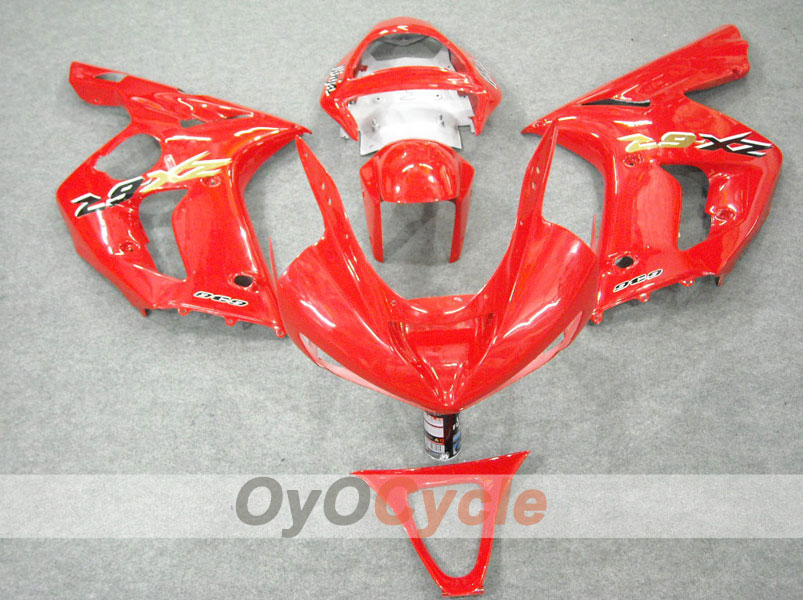 Injection Fairing kit for 03-04 NINJA ZX-6R - Red - Factory Style #OYO87901765 Secondary image