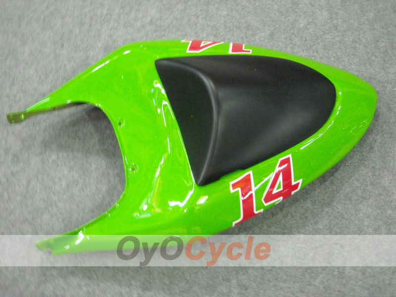 Injection Fairing kit for 05-06 NINJA ZX-6R - Green, Black - Nakano #OYO87901887