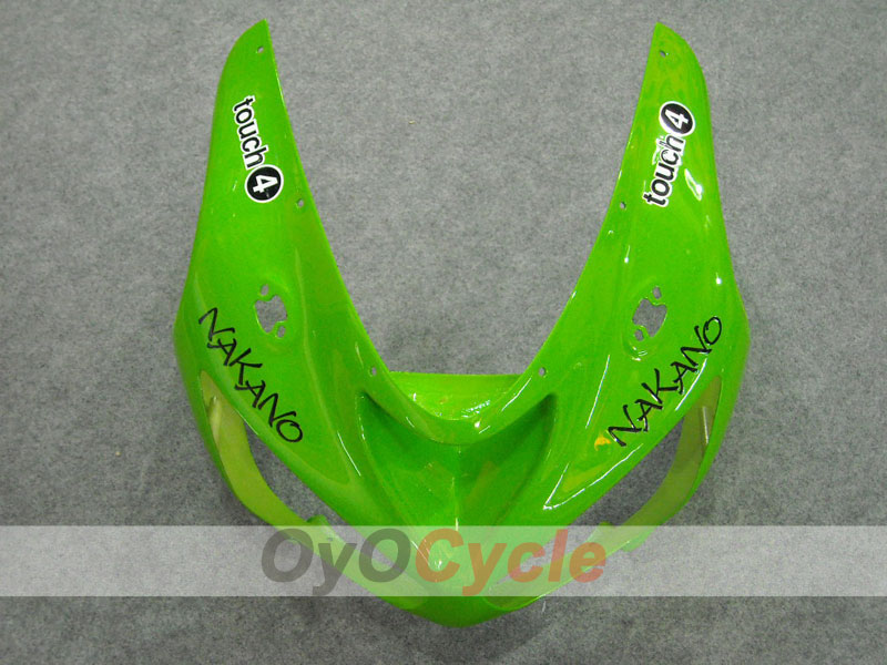 Injection Fairing kit for 05-06 NINJA ZX-6R - Green, Black - Nakano #OYO87901887