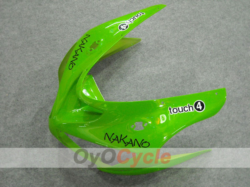 Injection Fairing kit for 05-06 NINJA ZX-6R - Green, Black - Nakano #OYO87901887