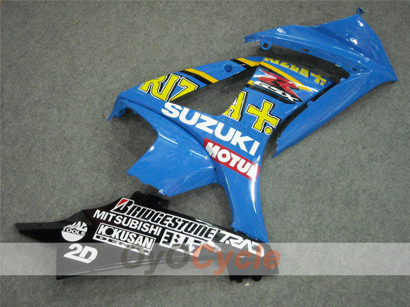 Injection Fairing kit for 07-08 GSX R1000 - Blue, Black - MOTUL, Rizla+ #OYO87902151