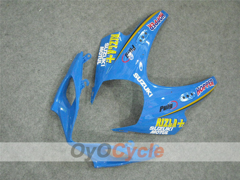 Injection Fairing kit for 07-08 GSX R1000 - Blue, Black - MOTUL, Rizla+ #OYO87902151