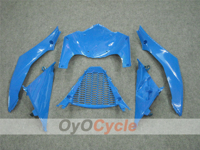 Injection Fairing kit for 07-08 GSX R1000 - Blue, Black - MOTUL, Rizla+ #OYO87902151