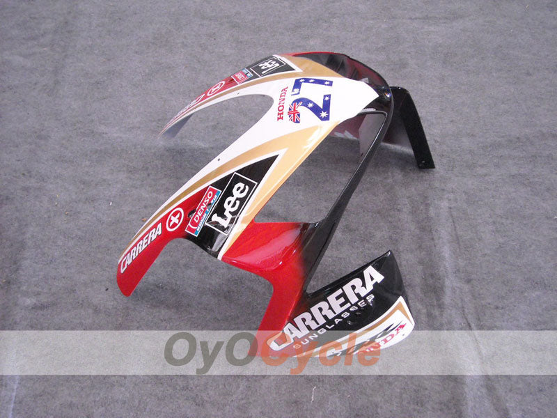 Injection Fairing kit for 03-04 CBR600RR - Red, White - Lee #OYO87902532