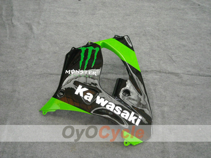 Fairing kit for 00-01 NINJA ZX-9R - Green, Black - Monster #OYO87903030