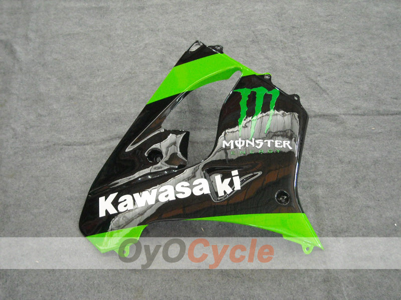 Fairing kit for 00-01 NINJA ZX-9R - Green, Black - Monster #OYO87903030