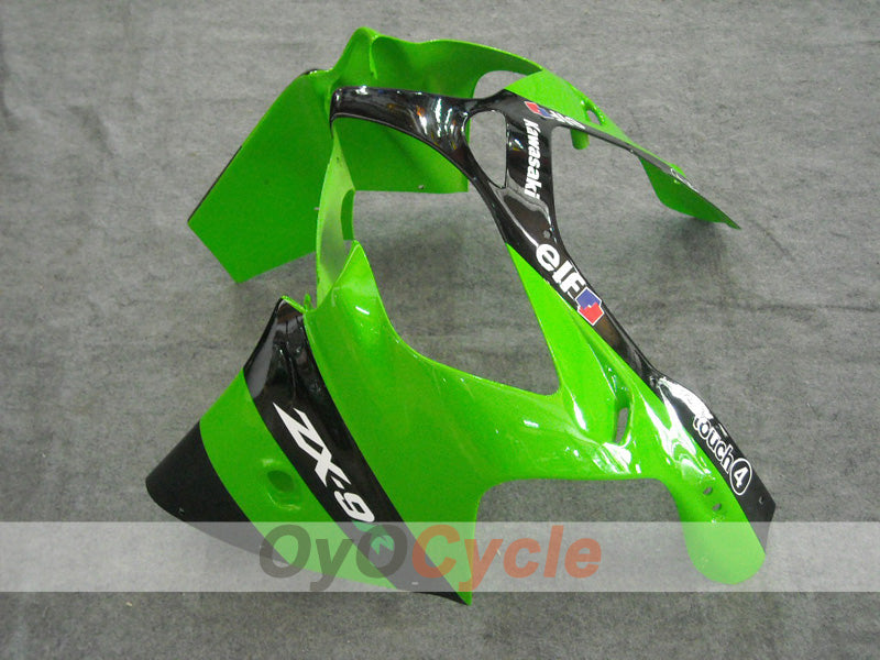 Fairing kit for 00-01 NINJA ZX-9R - Green, Black - Monster #OYO87903030