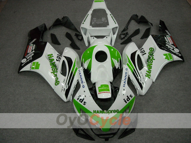 Injection Fairing kit for 04-05 CBR1000RR - Green, White - HANN Spree #OYO87902846