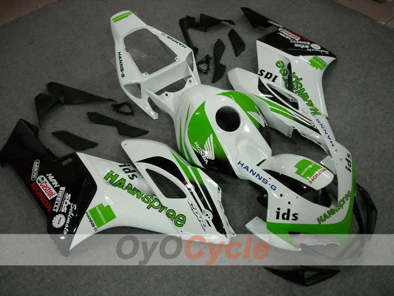Injection Fairing kit for 04-05 CBR1000RR - Green, White - HANN Spree #OYO87902846
