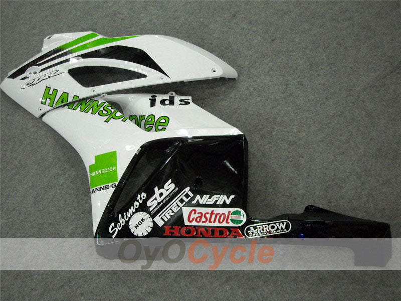 Injection Fairing kit for 06-07 CBR1000RR - Green, White - HANN Spree #OYO87900607