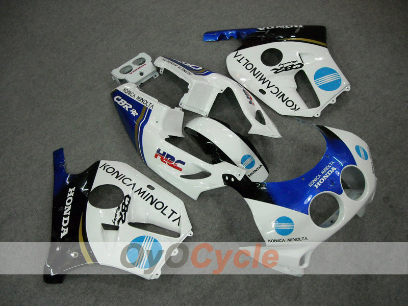 Injection Fairing kit for 90-94 CBR250RR - Blue, White - Konica Minolta #OYO87902953 Main image