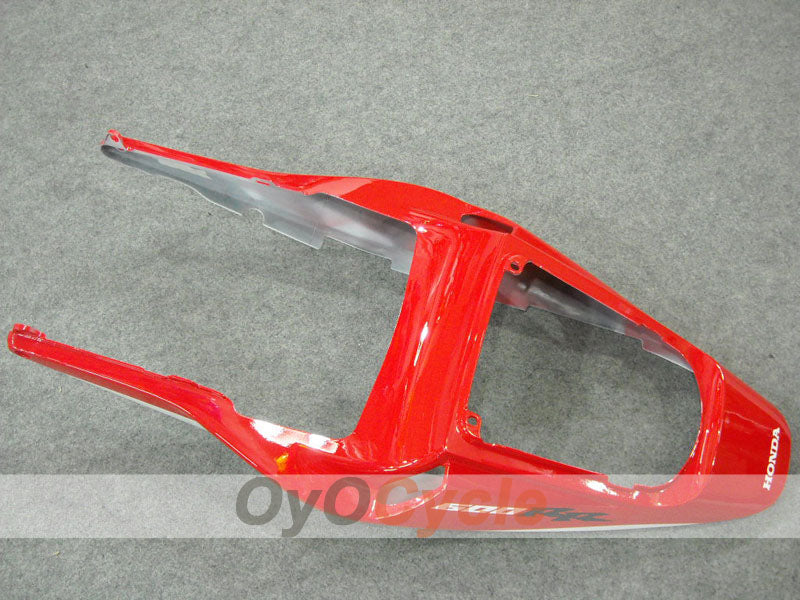 Injection Fairing kit for 03-04 CBR600RR - Red, White - PRAMAC #OYO87902565