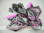 Injection Fairing kit for 06-07 GSX R750 - Black, Pink - Flame #OYO87901287
