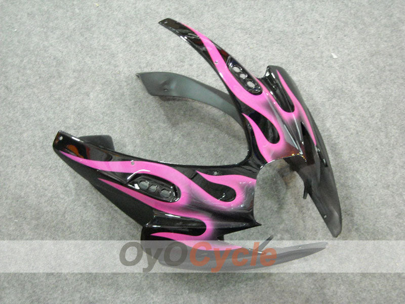 Injection Fairing kit for 06-07 GSX R750 - Black, Pink - Flame #OYO87901287
