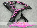 Injection Fairing kit for 06-07 GSX R750 - Black, Pink - Flame #OYO87901287