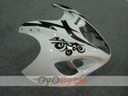 Injection Fairing kit for 99-07 GSXR1300 Hayabusa - White, Black - Corona #OYO87902880