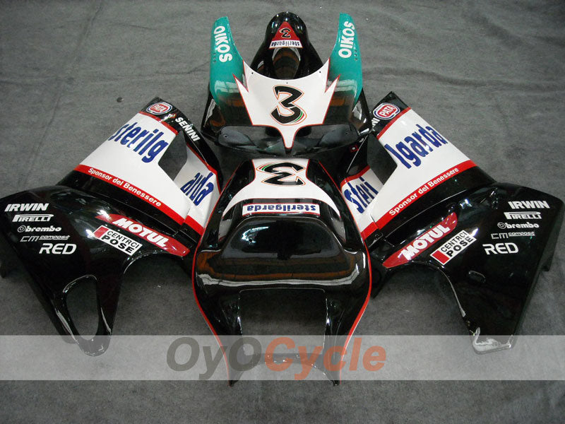 Injection Fairing kit for 94-02 Ducati 748 - White, Black - Sterilgarda #OYO87902081 Main image