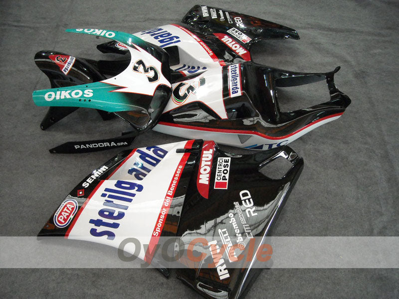Injection Fairing kit for 94-02 Ducati 748 - White, Black - Sterilgarda #OYO87902081 Secondary image