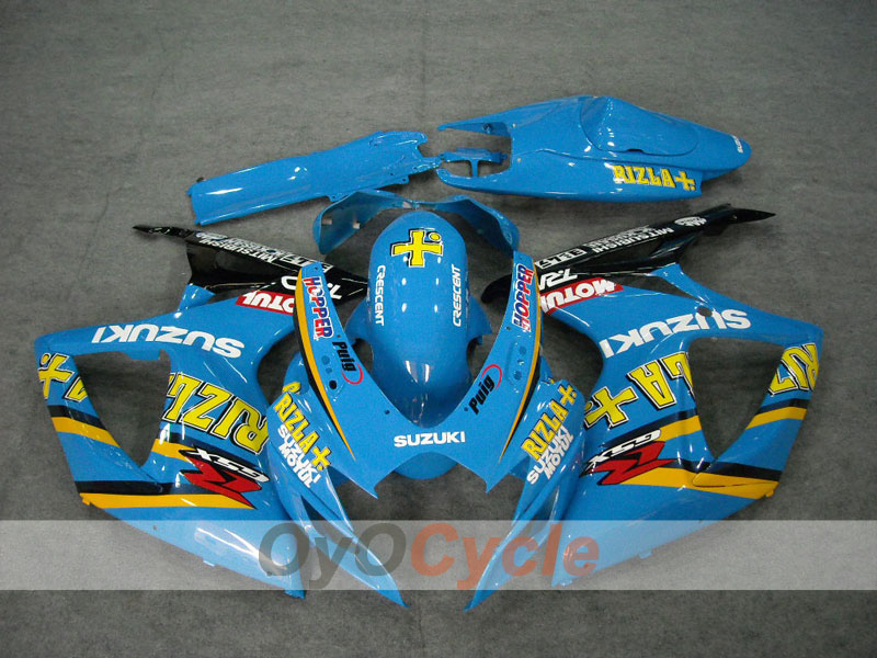Injection Fairing kit for 06-07 GSX R750 - Blue - Rizla+ #OYO87901354 Main image