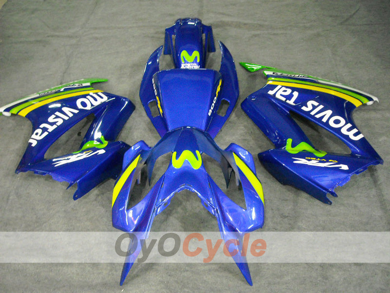 Injection Fairing kit for 02-13 VFR800 - Yellow, Blue - Movistar #OYO87902837 Secondary image