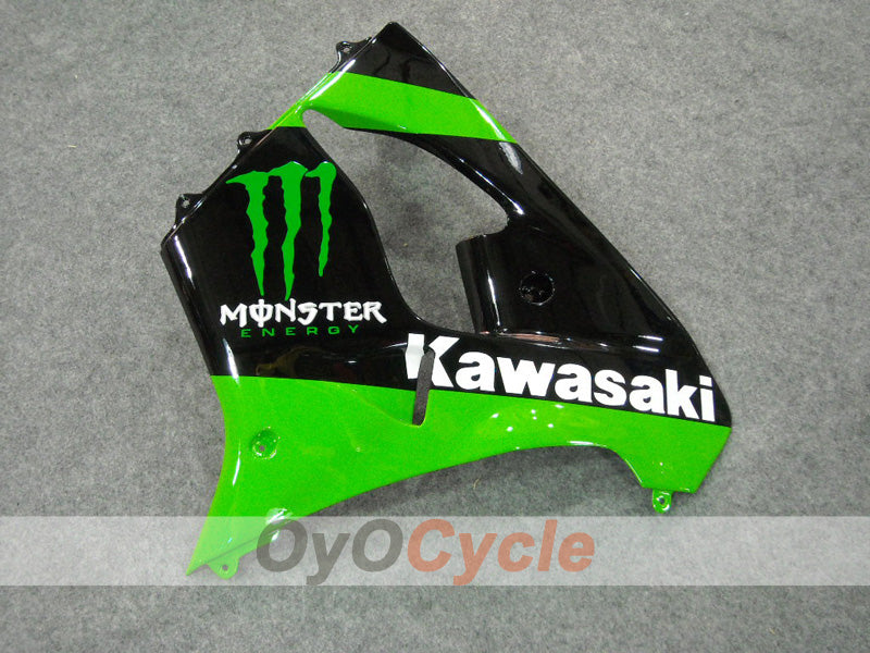 Fairing kit for 98-99 NINJA ZX-9R - Green, Black - Monster #OYO87903016