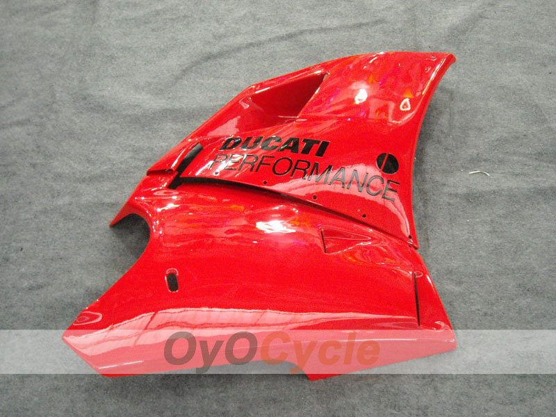 Injection Fairing kit for 02-04 Ducati 998 - Red, White - Factory Style #OYO87902274