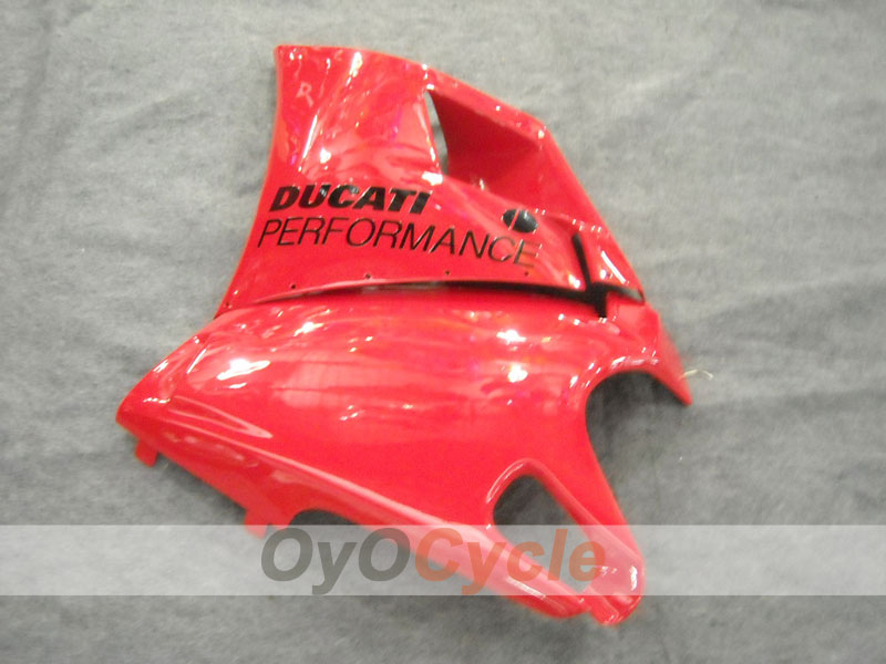 Injection Fairing kit for 02-04 Ducati 998 - Red, White - Factory Style #OYO87902274