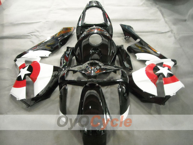 Injection Fairing kit for 05-06 CBR600RR - White, Black - Factory Style #OYO87900285 Main image