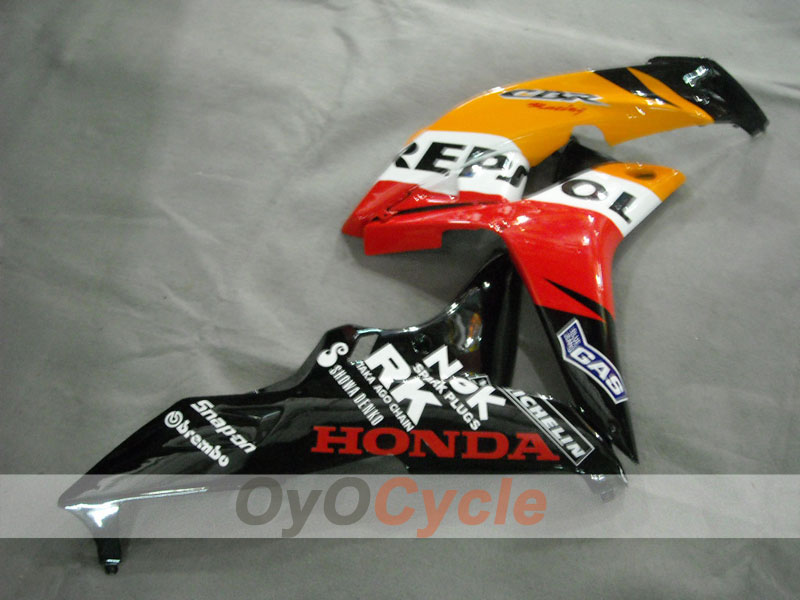 Injection Fairing kit for 07-08 CBR600RR - Orange, Black - Repsol #OYO87900428 Secondary image