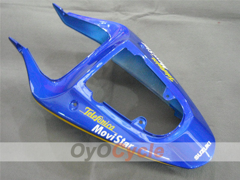 Injection Fairing kit for 00-02 GSX R1000 - Red, Blue - Movistar #OYO87901739