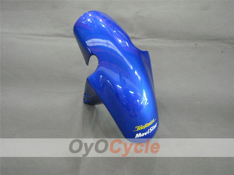Injection Fairing kit for 00-02 GSX R1000 - Red, Blue - Movistar #OYO87901739