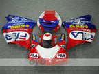 Injection Fairing kit for 02-04 Ducati 998 - Red, Blue - FILA #OYO87902286